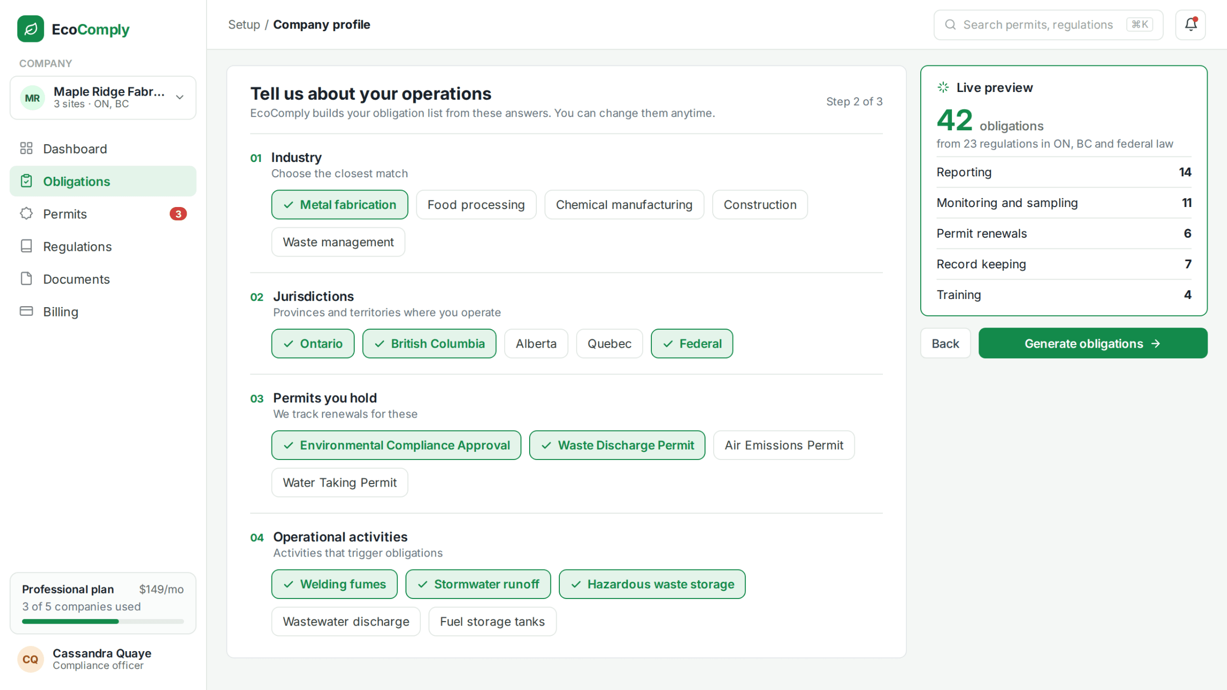 EcoComply SaaS Platform Optimization & Integration detail image 1