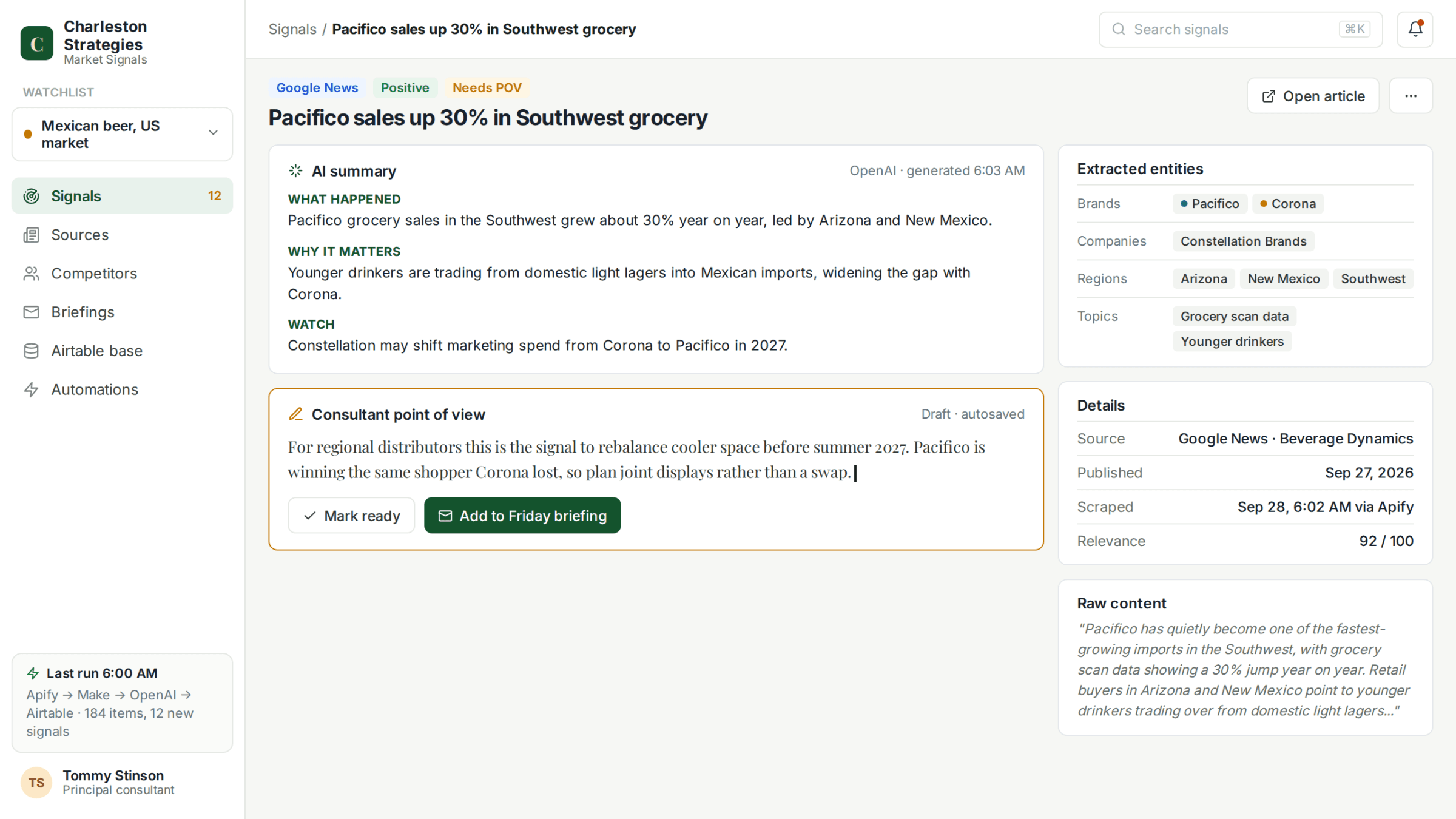 AI-Powered Market Research Automation System detail image 2
