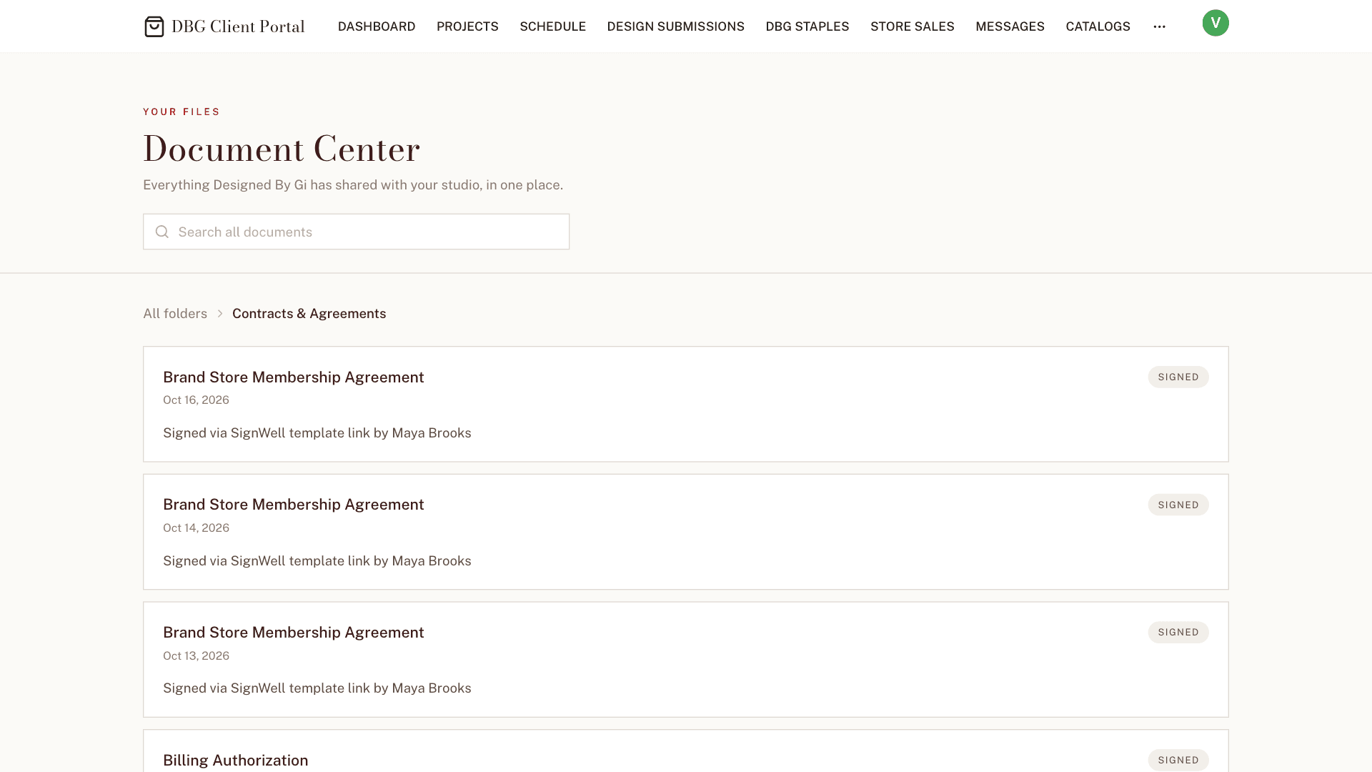 Designed By Gi: Client Portal for a Merch Design Studio detail image 2