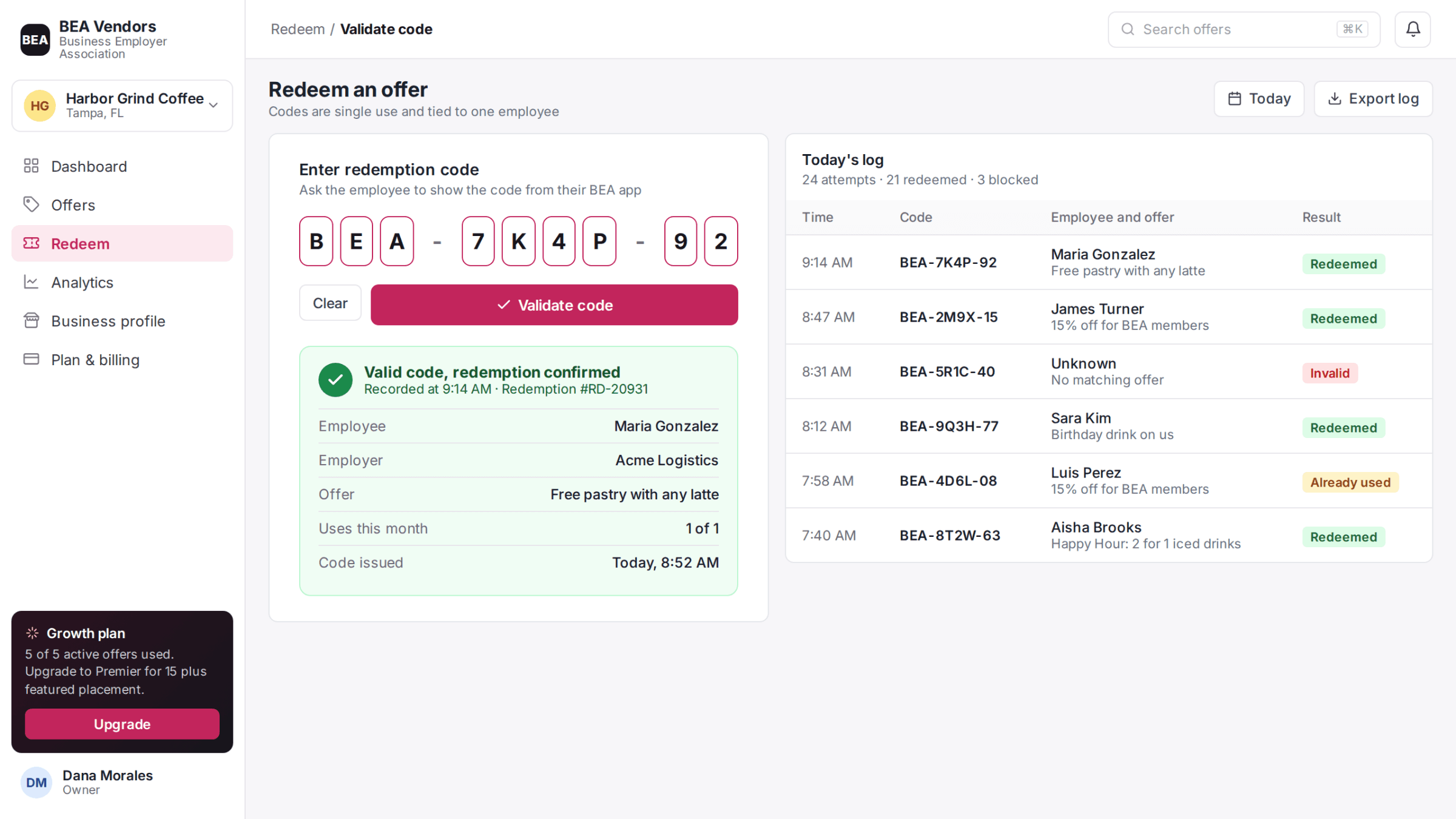 Multi-Sided Vendor Marketplace Platform with Offer Management & Redemption System detail image 1