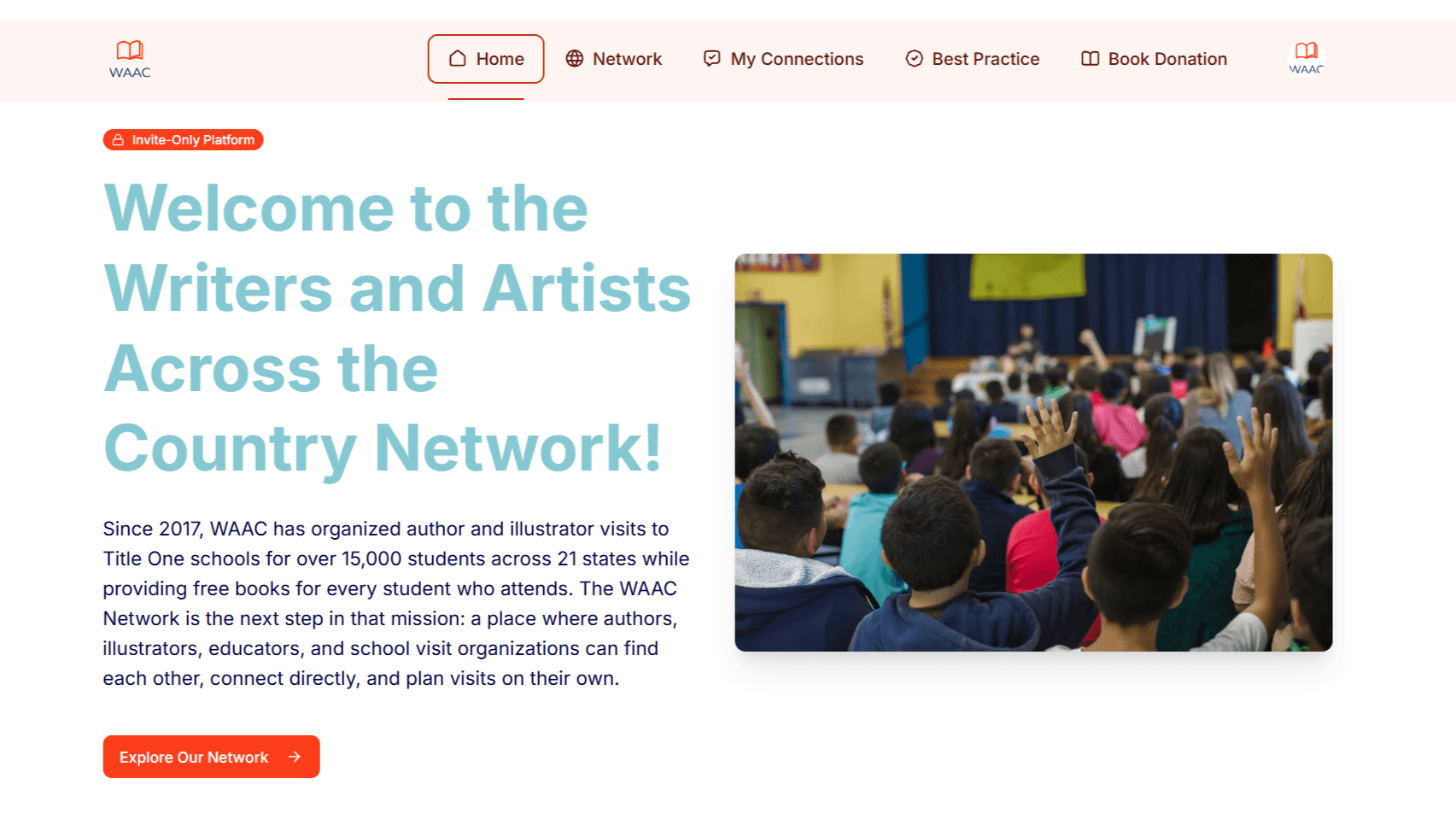 WAAC Author & Educator Network Platform