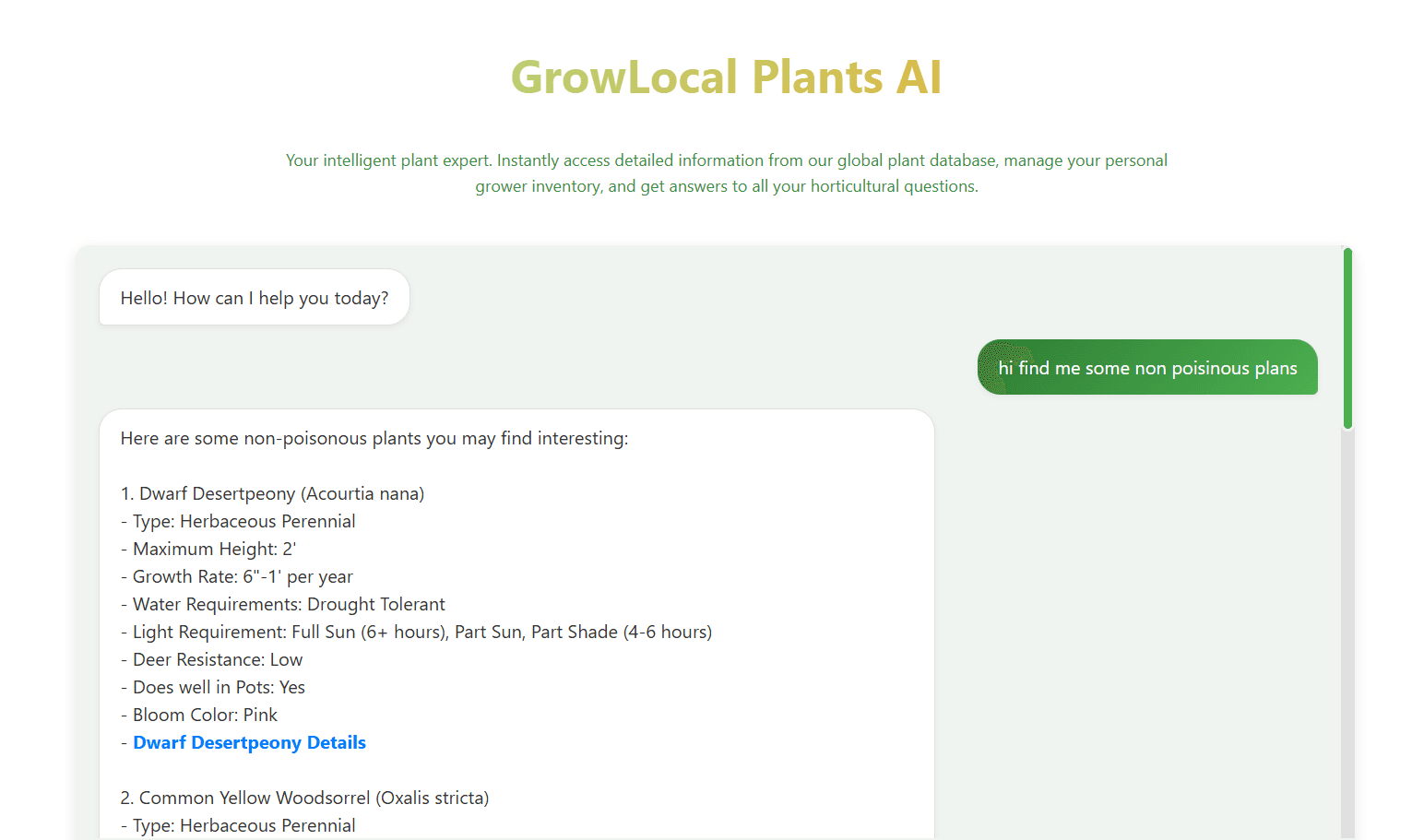 Grow Local Plants