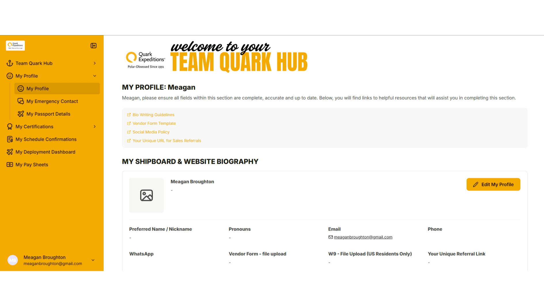 Team Quark Hub – Expedition Team Certification & Profile Management Portal detail image 1
