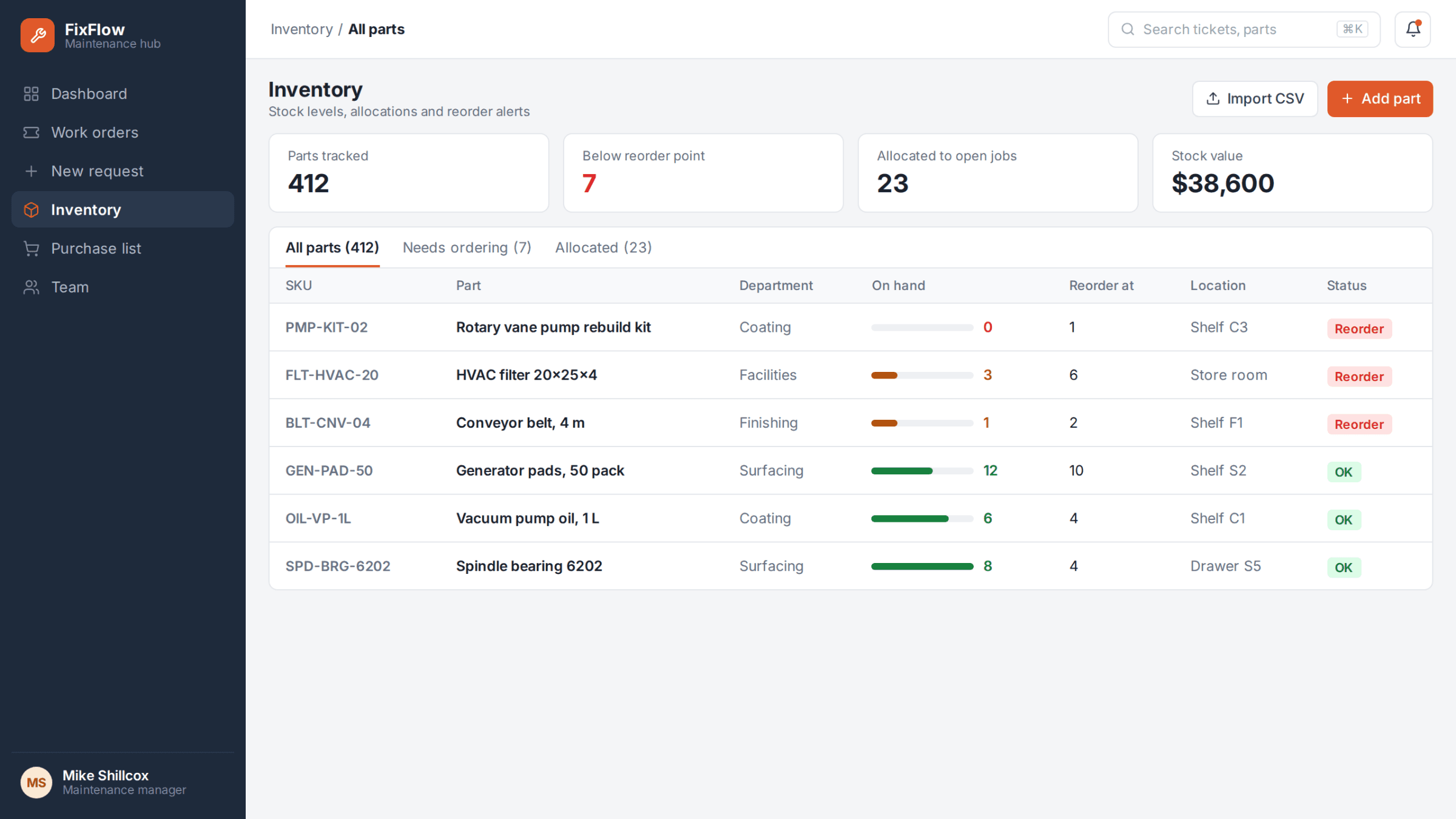 Maintenance Ticketing System & Inventory Management Portal detail image 2