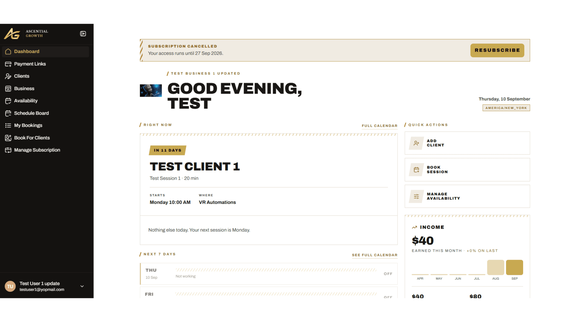 Essential Growth Coaching Platform project hero